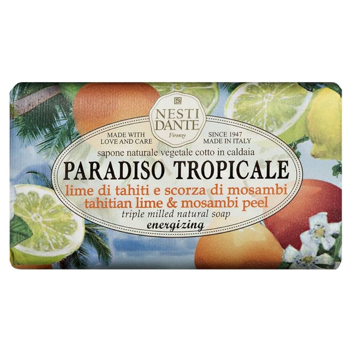 NESTI DANTE Paradiso Tropicale Tahitian Lime & Mosambi Peel Soap 250g