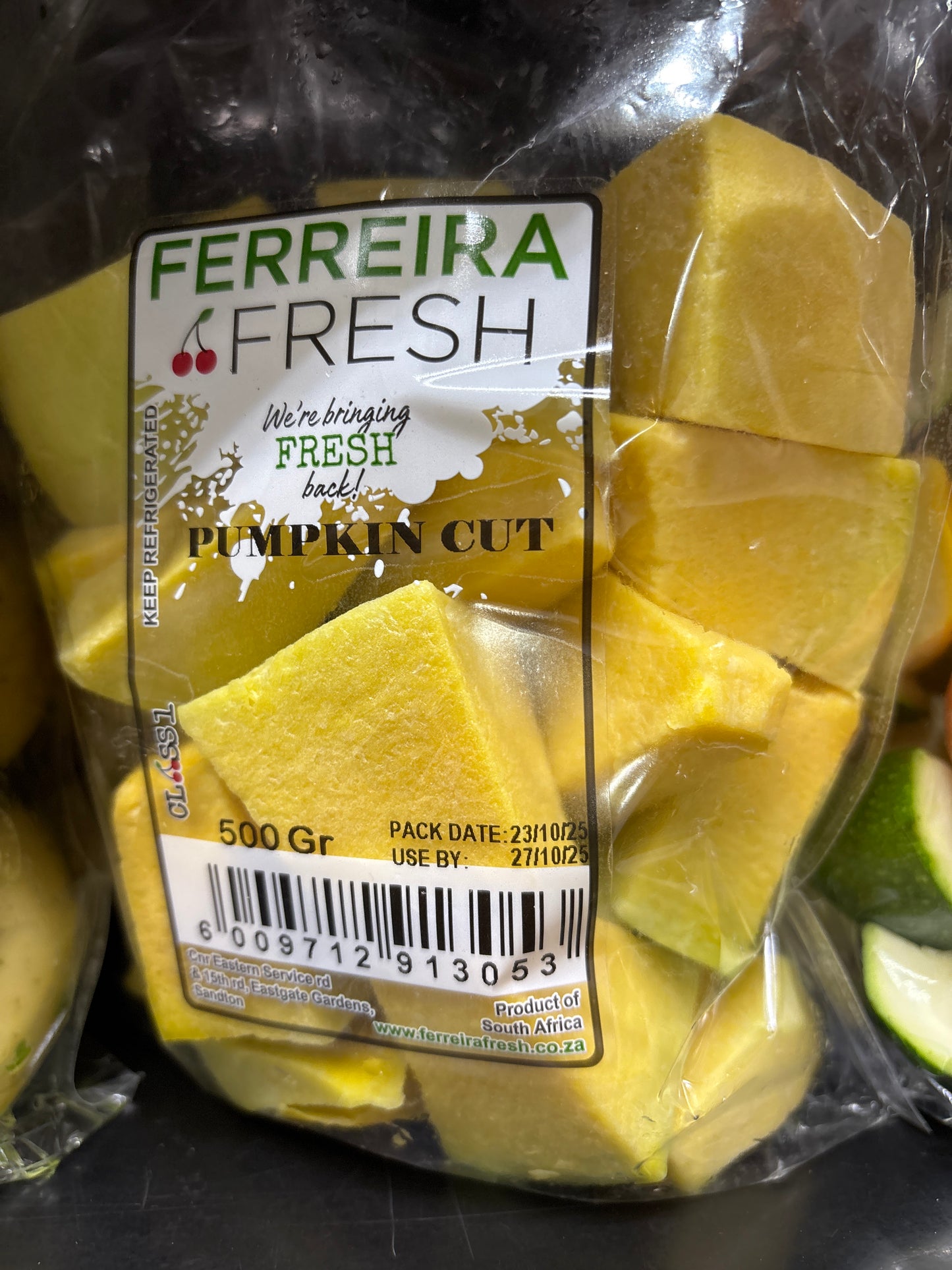 Ferreira fresh pumpkin cut 500 g 