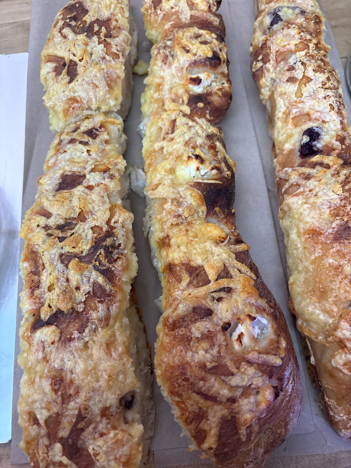 Olive & Cheddar Ciabatta Breadstick