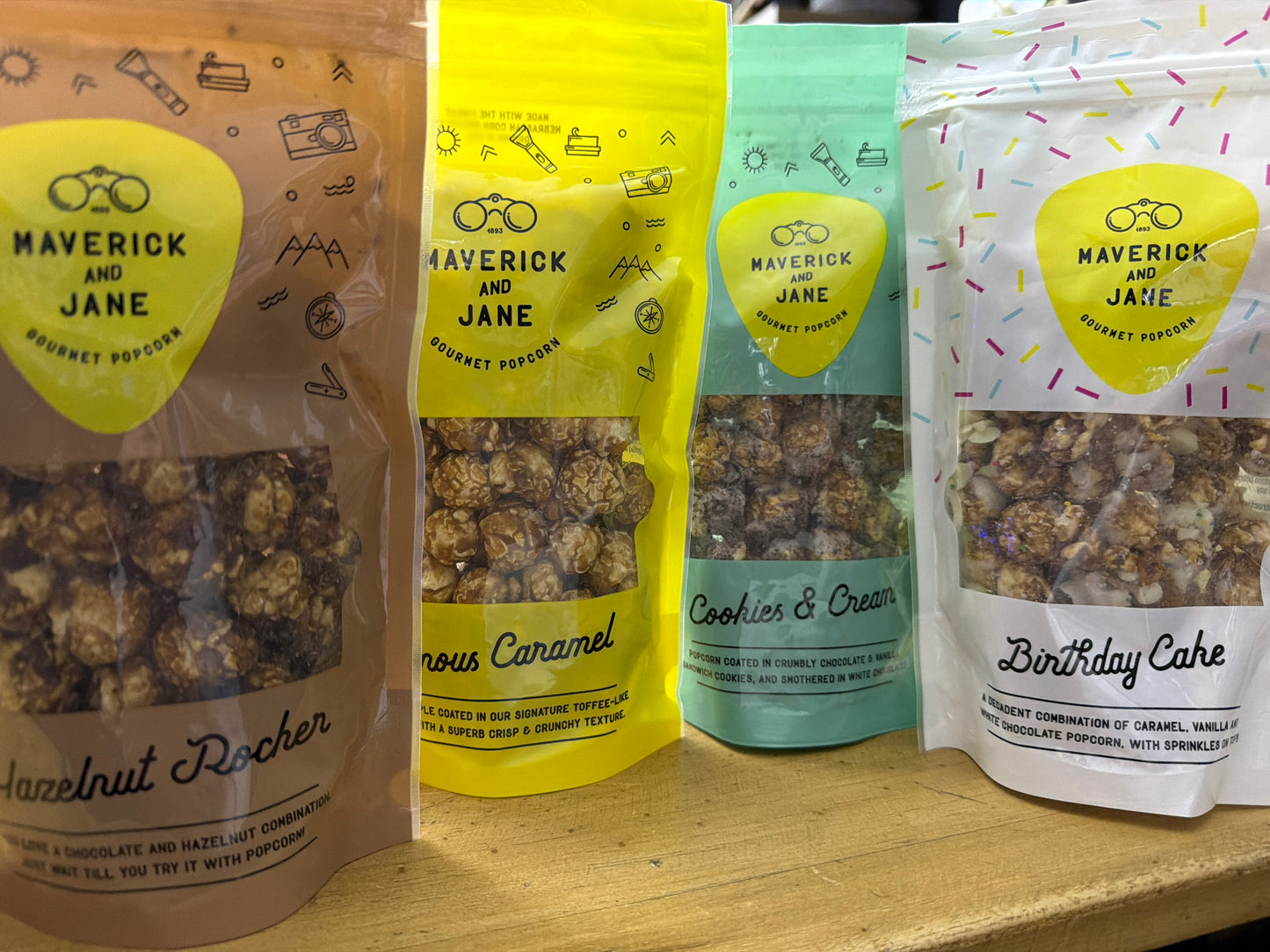 Maverick and Jane gourmet popcorn 100g