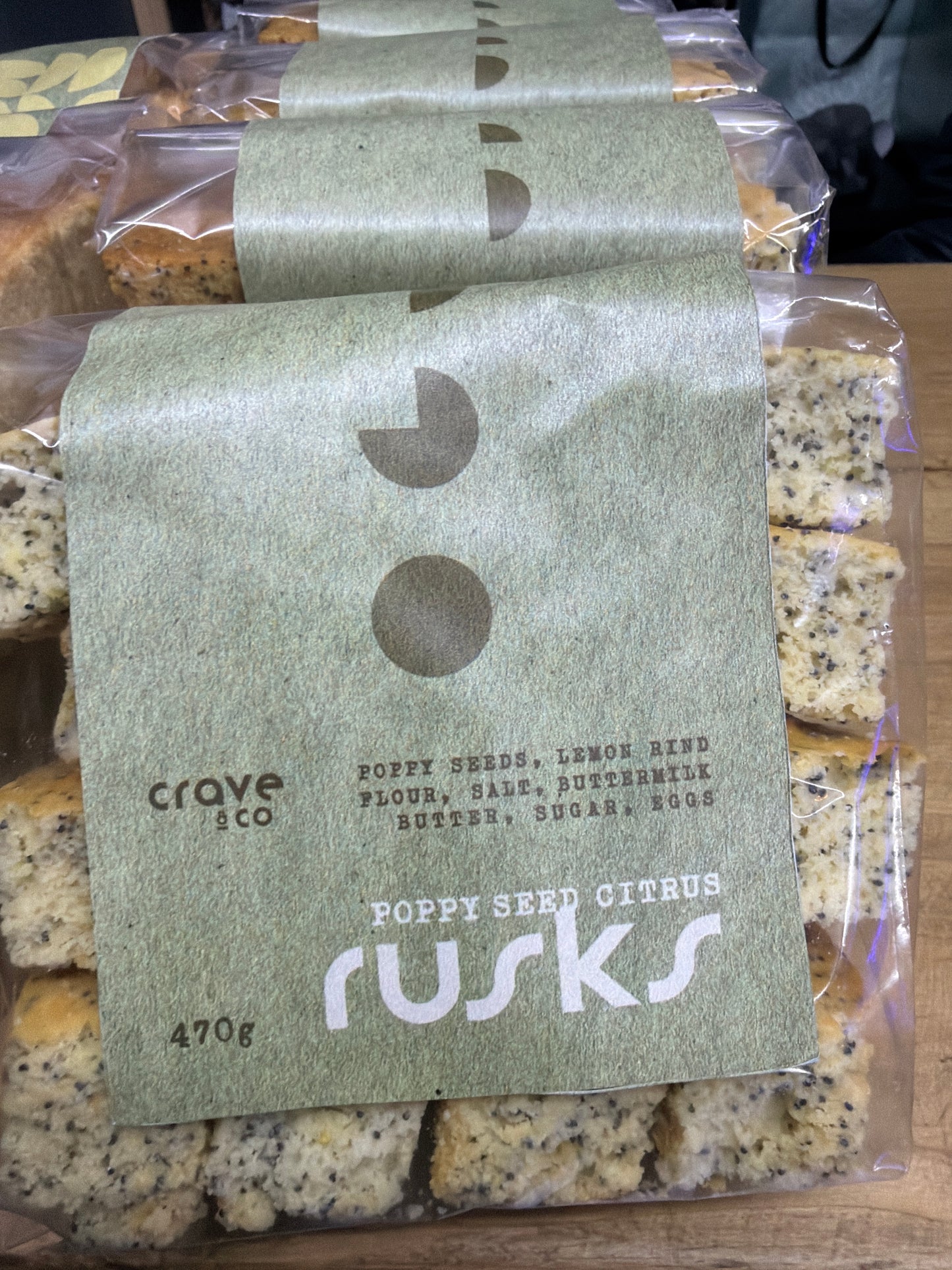 Crave & co poppy seed citrus