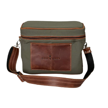 Leather and Canvas Cooler bag