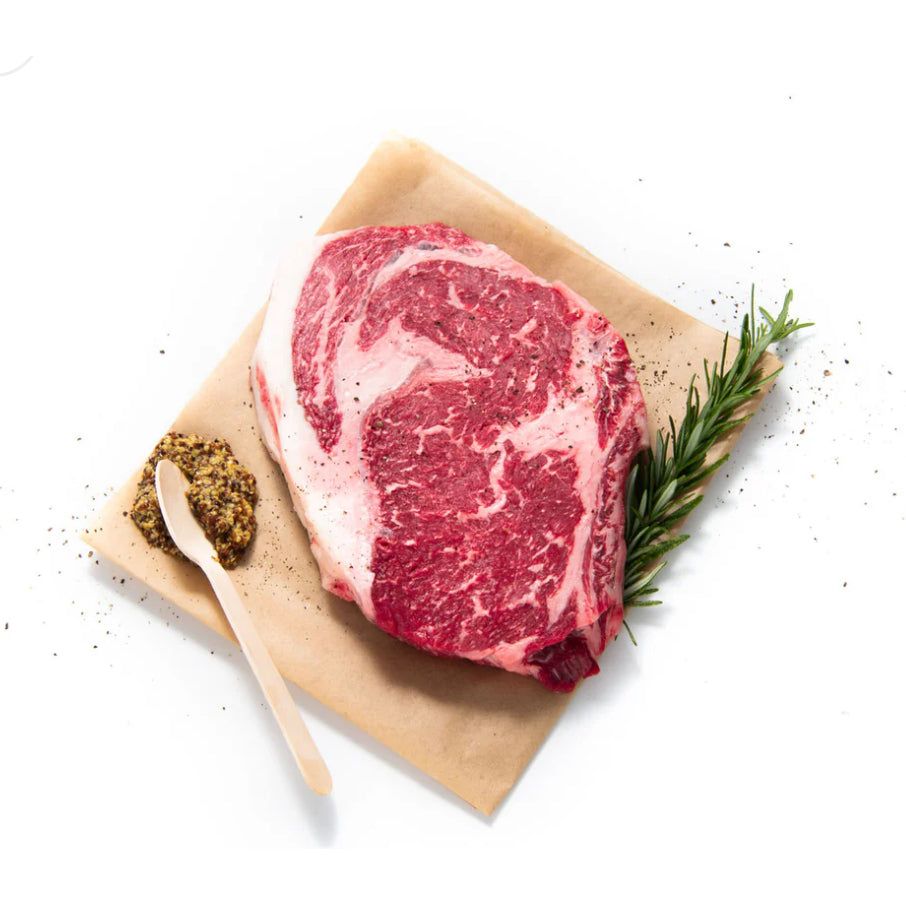 Matured Thick Cut Beef Rib Eye 2x240-250g vacuum sealed pack