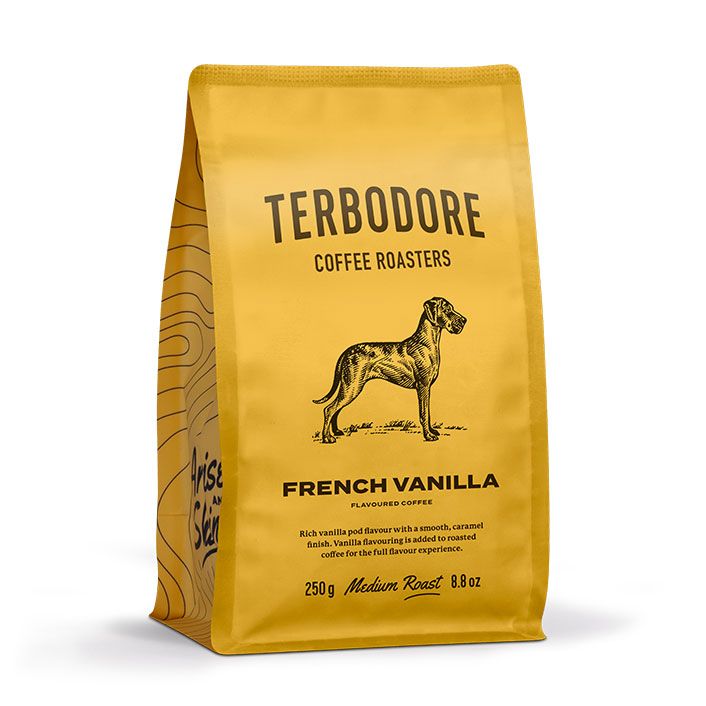 Terbodore French Vanilla Coffee beans 250g