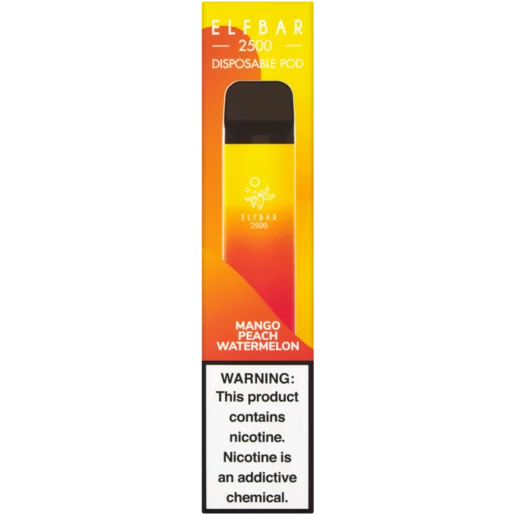 ELFBAR 2500 Mango Peach Watermelon 5% Disposable Vape