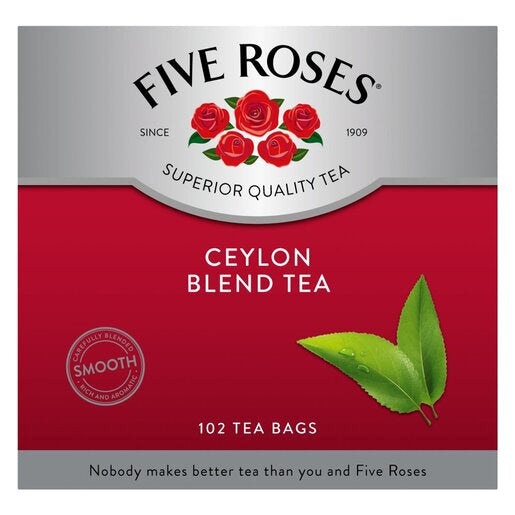 Five Roses Tagless Tea Bags 102 pack