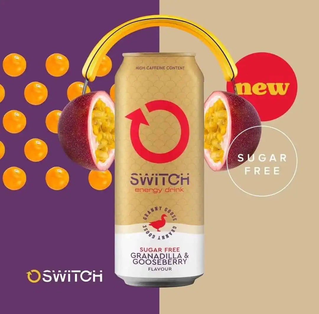Switch Energy Drink Granadilla & Gooseberry Sugar Free 500ml