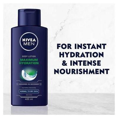Nivea Men Maximum Hydration body lotion 400ml