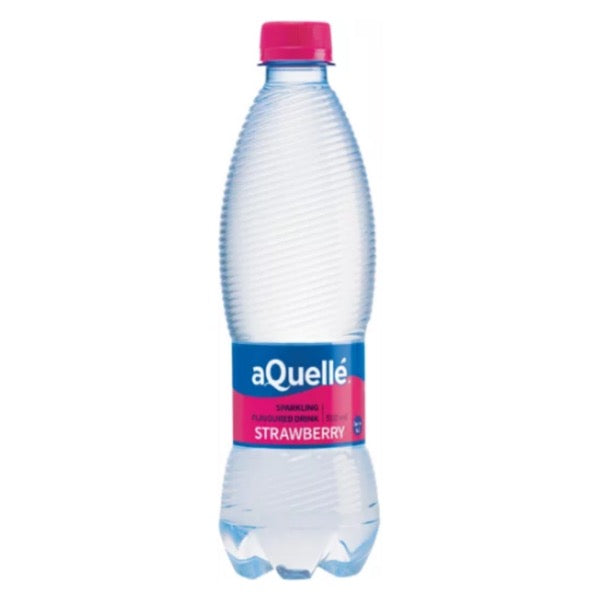 aQuelle Strawberry Sparkling Water 500ml