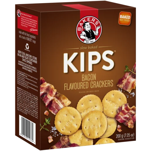 Kips Bacon flavor Salty Crackers 200g
