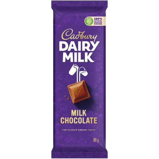 Cadbury Dairy Milk Slab chocolate 80g