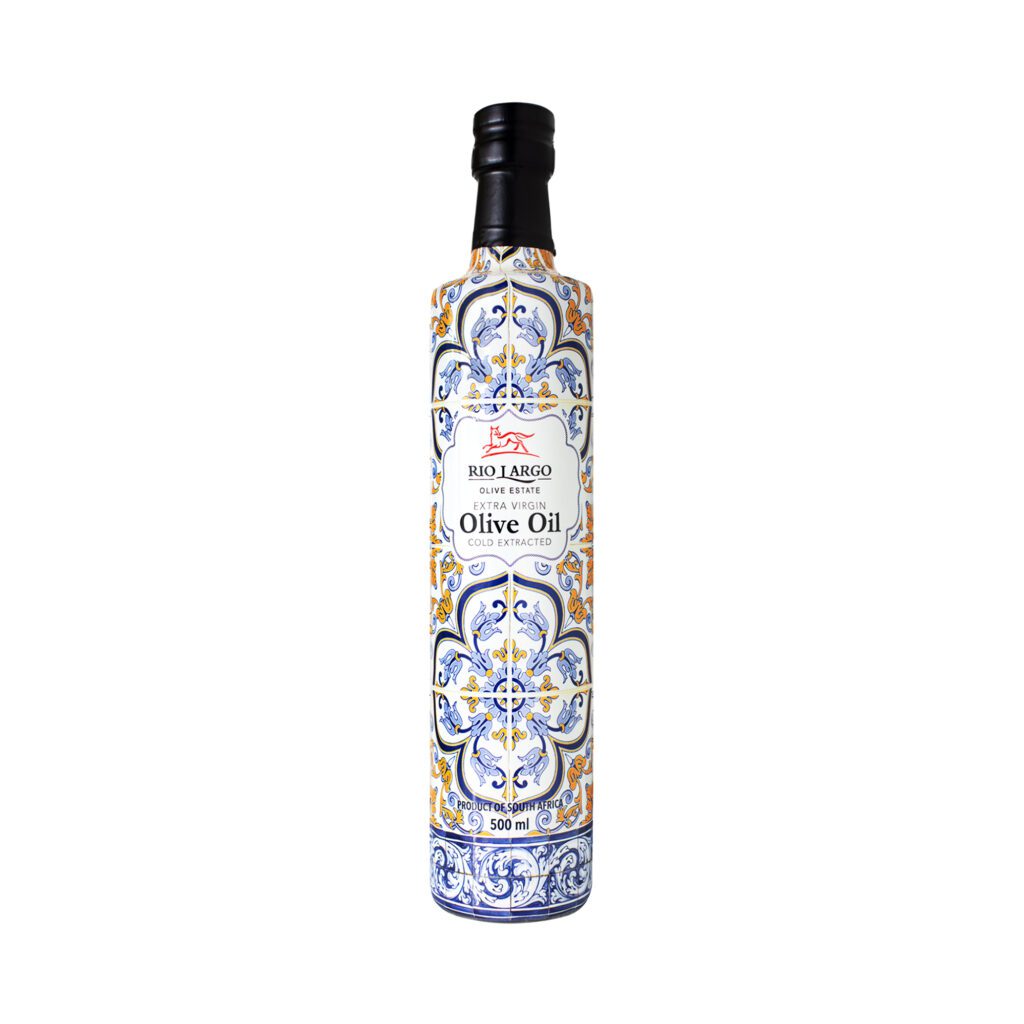 Rio largo “Moroccan Tile” Extra Virgin Olive Oil 500ml Glass Bottle