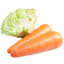 Cabbage and carrots