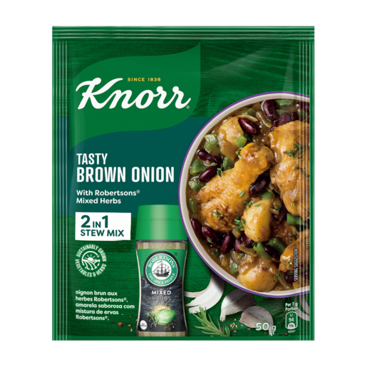 Knorr tasty brown onion stew mix