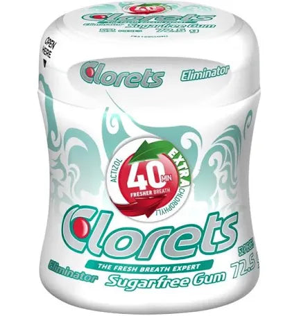 Clorets Sugarfree Gum 72.5g
