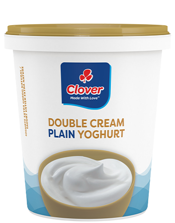 Clover double cream plain yogurt 1kg