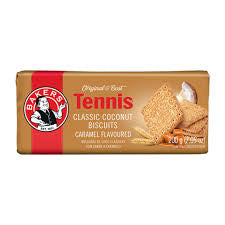 Tennis caramel flavoured biscuits 