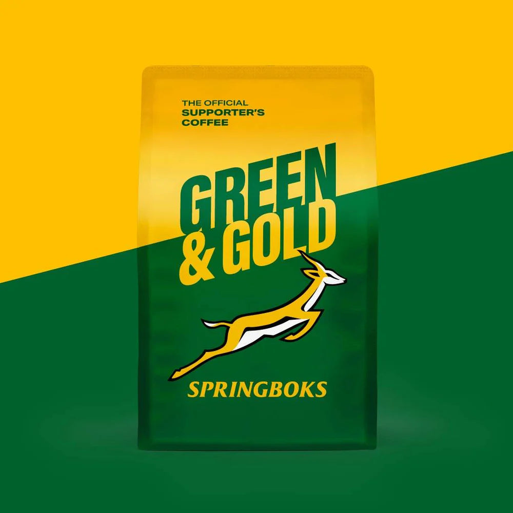 Terbodore Springboks Green & Gold Coffee filter 250g