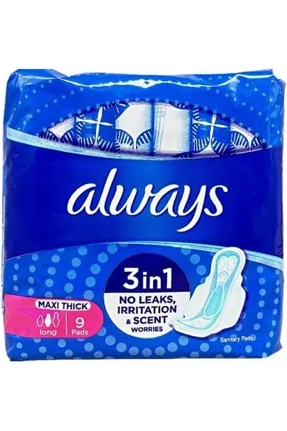 Always Maxi-Thick Sanitary Pads Duo Pack Super Plus 9 Pads