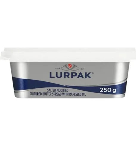Lurpak Salted Modified Cultured
Butter Spread 250g