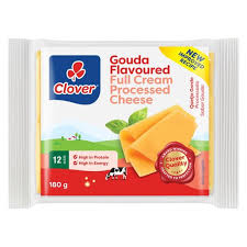 Clover Gouda Full cream cheese slices 180g