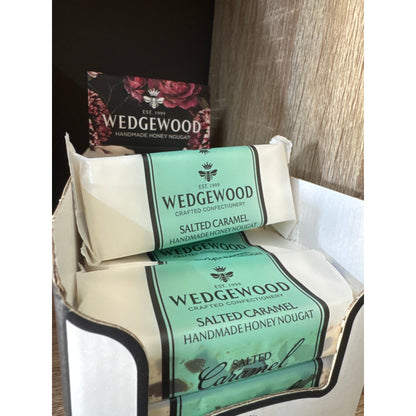 Wedgewood Salted Caramel Handmade Honey Nougat bar 50g