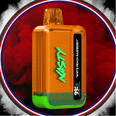 Nasty Rechargeable Bar White Peach Raspberry 9000 puff 50mg