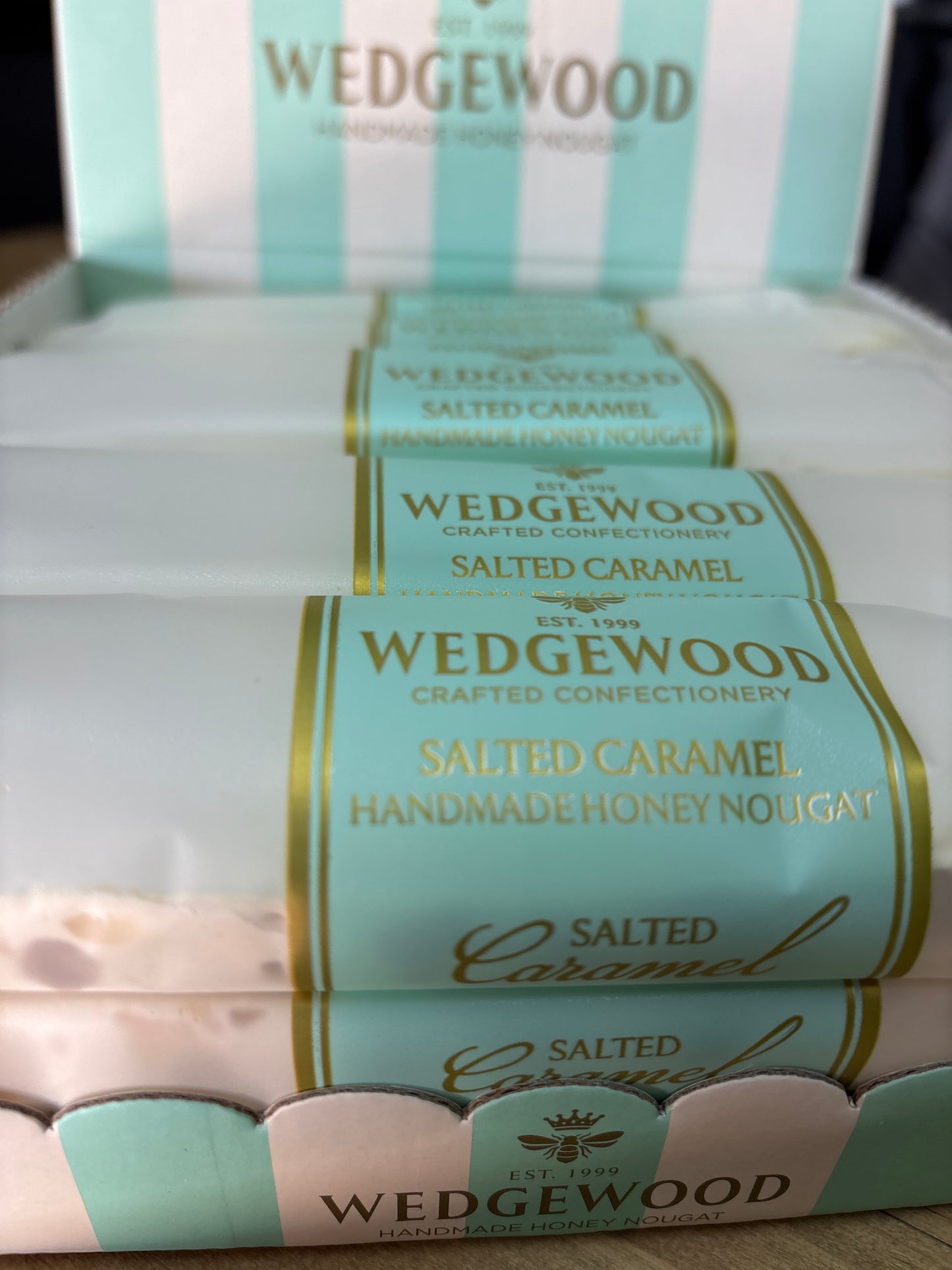 Wedgewood handmade honey nougat salted caramel