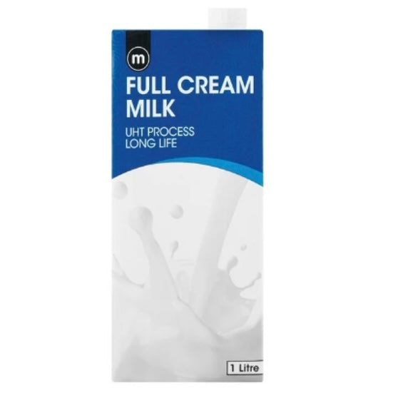 M Full Cream Long Life Milk 1L