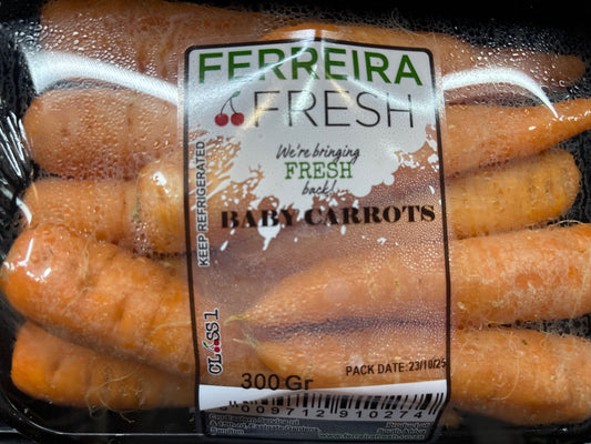 Ferreira fresh baby carrots 300 g ￼