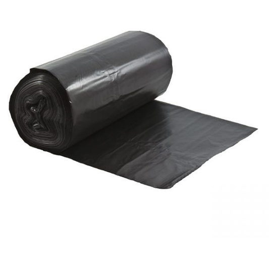 Black refuse bags perforated on roll 750 mm x 950 mm premium medium duty 20 bags