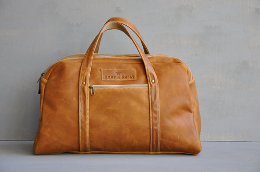 Executive Leather bag Tabacco