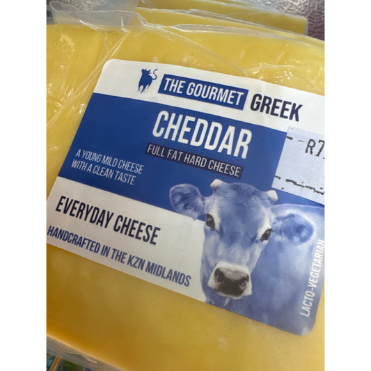 Gourmet Greek Everyday Cheddar 500g average