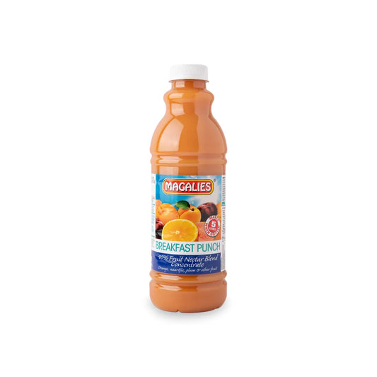 MAGALIES - 1 litre Breakfast Punch 40% 1+4 fruit nectar concentrate