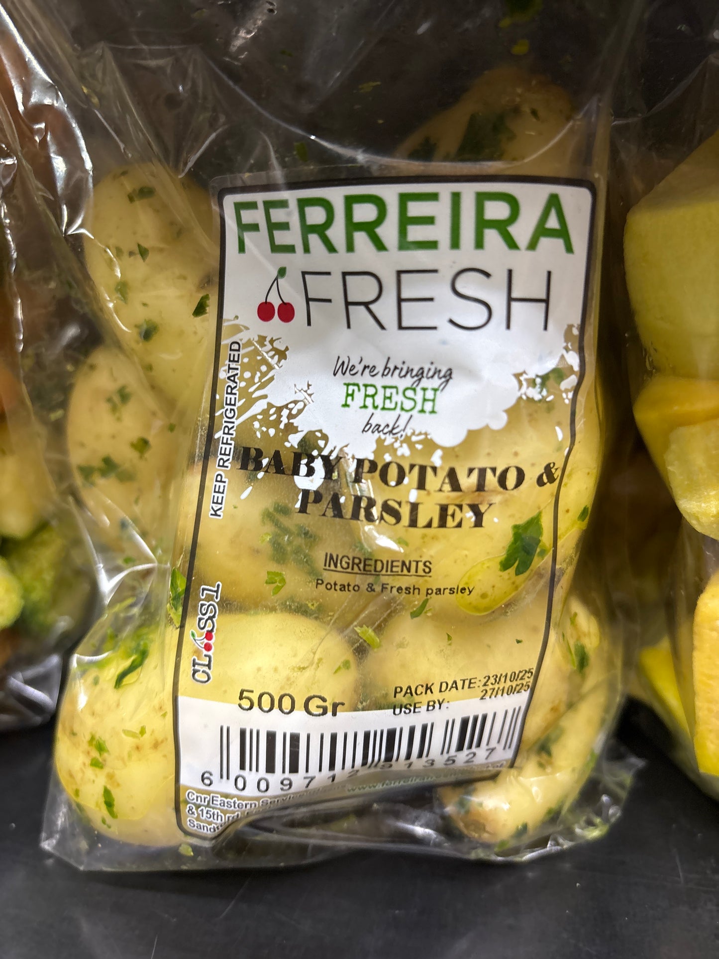 Ferreira fresh baby potato and parsley ￼