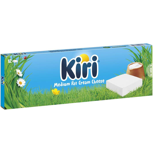 Kiri Medium Fat Cream Cheese 12 pack