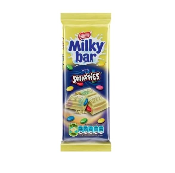 Nestle Milky bar with smarties 80g