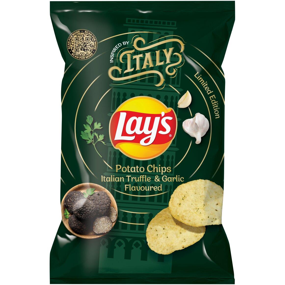 Lay’s Potato Chips 120g Italian Truffle & Garlic Flavoured