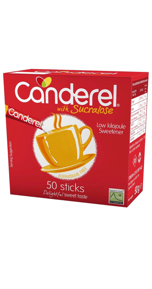Canderel Yellow Sweetener 50 Sticks
