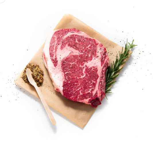 Matured Thick Cut Beef Rib Eye 2x300g vacuum sealed pack