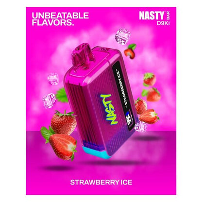 Nasty Strawberry Ice 5.0% Rechargeable 9000 Puffs Disposable Vape