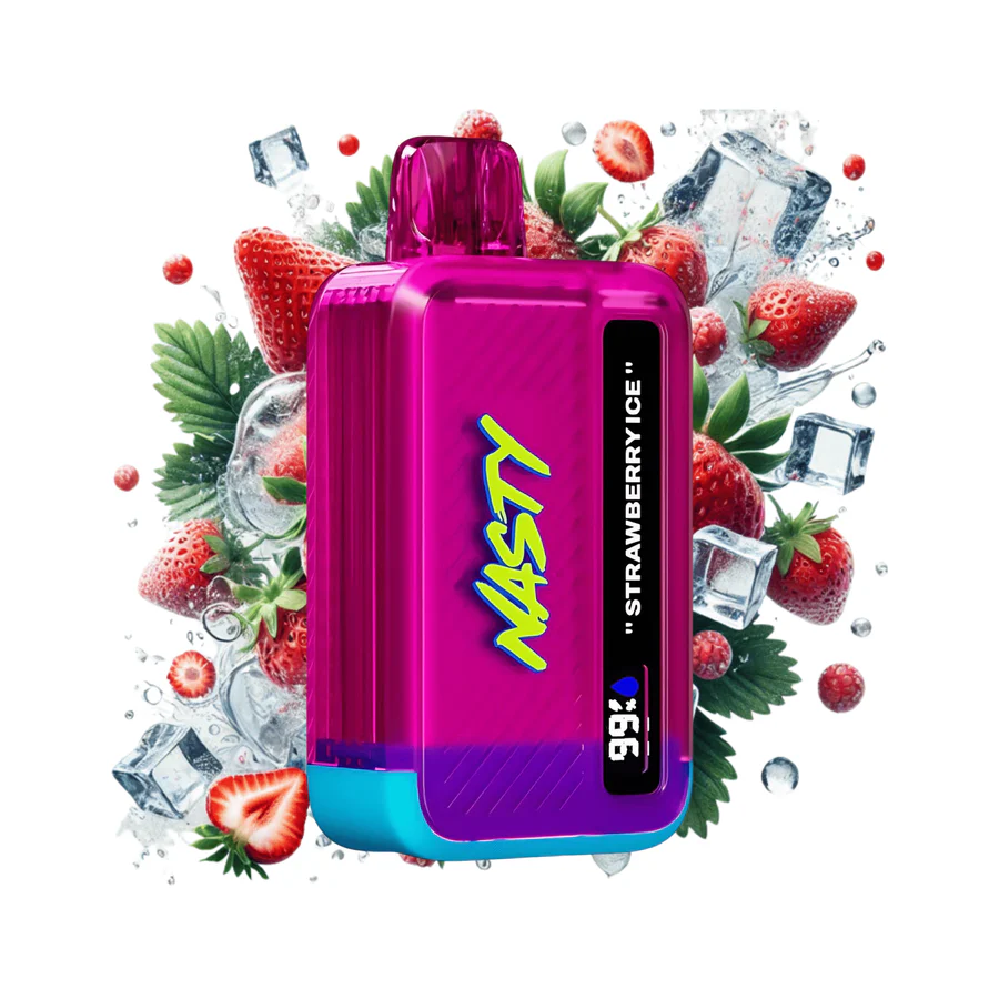 Nasty Strawberry Ice 5.0% Rechargeable 9000 Puffs Disposable Vape
