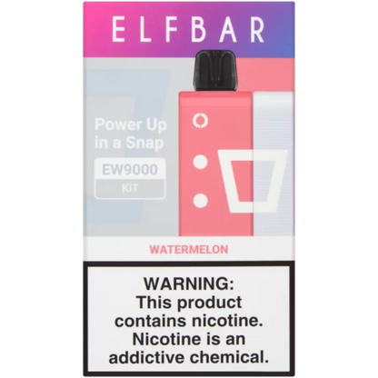 ELFBAR EW9000 Watermelon 5% Rechargeable Disposable Vape Pod Kit 16ml