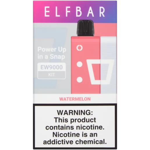 ELFBAR EW9000 Watermelon 5% Rechargeable Disposable Vape Pod Kit 16ml