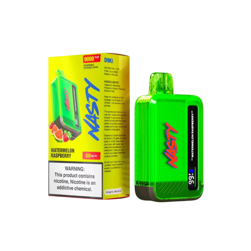 Nasty Disposable Vape Watermelon Raspberry 9000 Puff