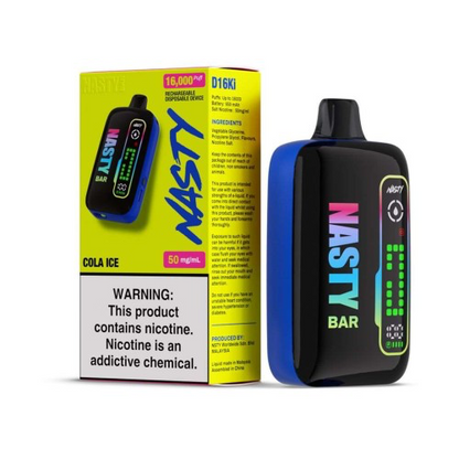 Nasty Cola Ice Disposable Rechargeable Vape 16000 Puff