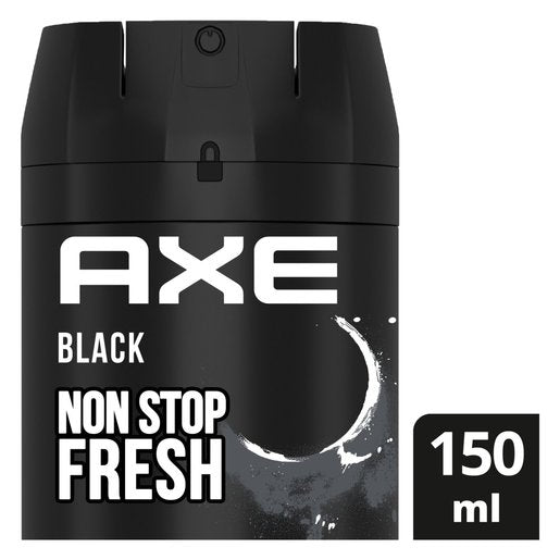Axe Black Aerosol Deodorant Body Spray 150ml