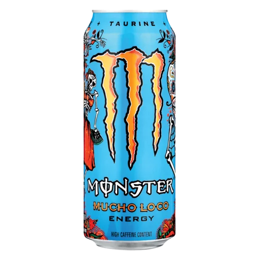 Monster Mucho Loco Mango Flavoured Energy Drink Can 500ml