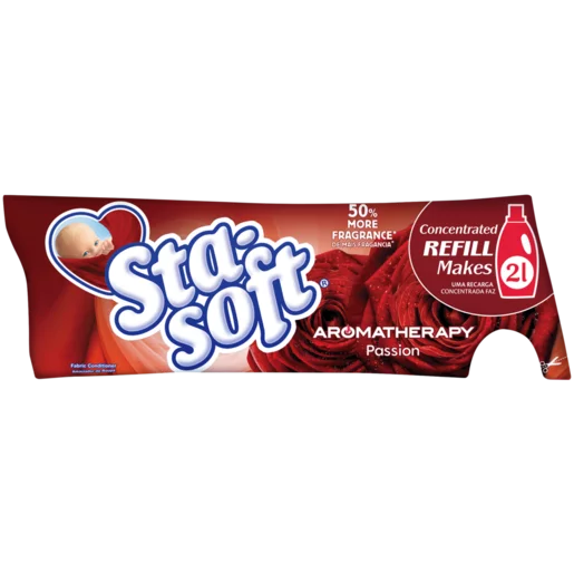 Sta-soft Aromatherapy Passion Concentrated Fabric Softener Refill 500ml