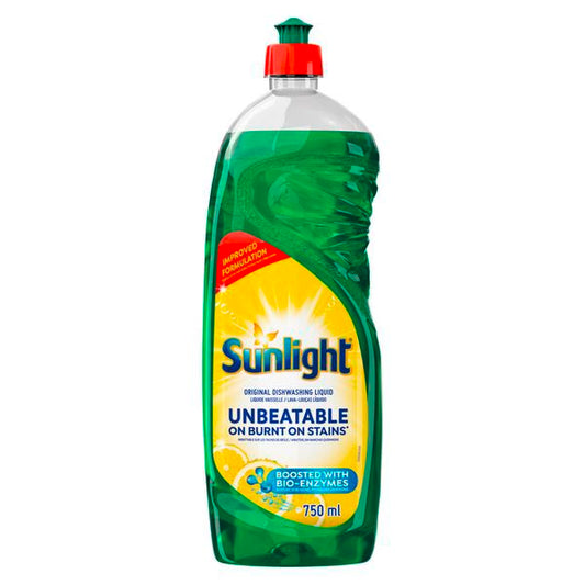 Sunlight Regular Degreasing Dishwashing Liquid Detergent 750ml